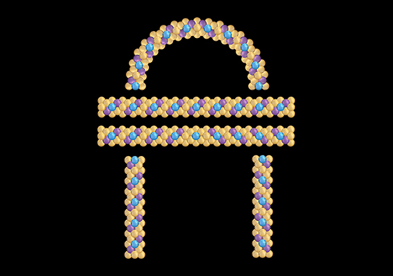 Arch, Column and Garland in three colors