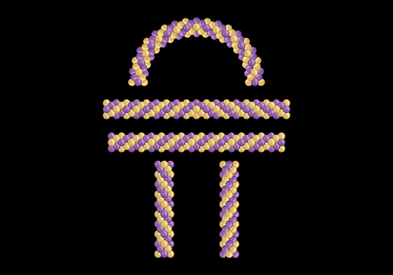 Swirled Arch, Column and Garland in two colors