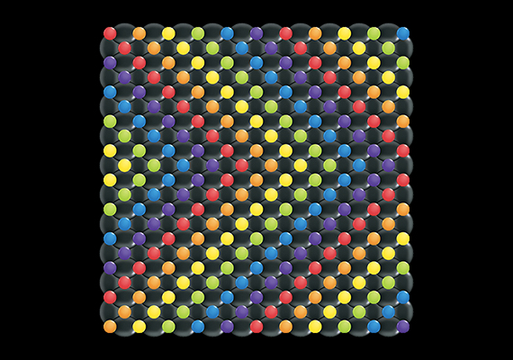 Chevron Rainbow Wall Tool